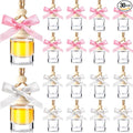 30 Pcs 30 Pcs Winter Car Diffuser Bottles Snowman Pumpkin Car Diffuser Winter Fall Hanging Empty Vehicle Air Freshener with Bow for Holiday Party Gift (Cylinder)