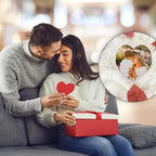 Custom Air Fresheners with Pictures - Personalized Double Sided Photo Text Air Fresheners for Car Wardrobe Bathroom Decor Hangings(Heart)