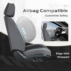 Coverado Seat Covers, Car Seat Covers Front Seats, Car Seat Cover, Car Seat Protector Waterproof, Car Seat Cushion Nappa Leather, Seat Covers Carseat Cover Universal Fit for Most Cars