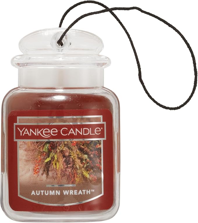 Yankee Candle Car Jar Ultimate, Autumn Wreath, 0.96 OZ (Pack of 6)