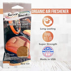 Super Sheet, Organic Under the Seat Car Air Freshener, Long Lasting Fragrance (New Car, 1 Pack)