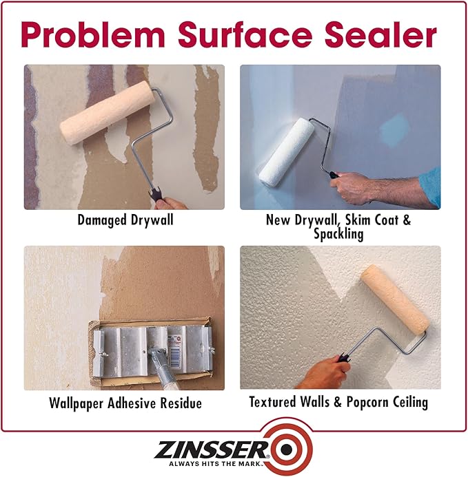 qt Zinsser 02304 Clear Zinsser, Gardz Water-Based Problem Surface Sealer