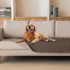 gogobunny 100% Double Sided Waterproof Dog Blanket Soft Pet Bed Cover Reversible Protect Furniture Couch Sofa Car for Puppy Cat Kids (Dark Chocolate/Light Chocolate, 30x80 Inch (Pack of 1))