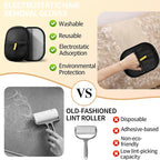 Kivori Pet Grooming Gloves, for Dogs and Cats Hair Removal Reusable Cleaning Brush Electrostatic Fur Mitts for Furniture Bedding Sofa (2PCS)