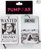 PumpCar 2 pieces shanks double-sided hanging Japanese anime vanilla-scented One Piece car air freshener Cool anime hanging air fresheners for rearview mirror Car Interior Accessories Household Gifts