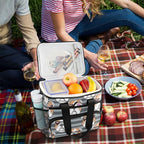 Cooler Bag Insulated Picnic Bag Large Lunch Box Reusable Tote Bag Soft Sided Portable Beach Cooler Grocery Camping