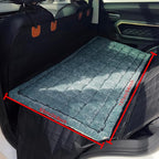 Backseat Pet Bed Mat, Truck Plaid Dog Bed for Car Back Seat, Deluxe Dog Seat Covers, Non-Slip Travel Pet Mat, Fit for Backseat Extenders and Trucks SUVs (Blue, 24.8x54 inch)