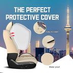 CTDS Car Seat Covers for Chevy Trax 2015-2026, Stylish Sport Seat Cover, Premium Nappa Leather Car Seat Cover. Automobile Seat Covers Sets.(Luxury 5 Seats/Beige)