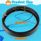6 Pcs Pool Cleaner All Purpose Tire Replacement Part Compatible with Polaris 280 360 380, TR35P, TR36P, C11 C-11, C11 Replacement Tire for Pool Cleaner