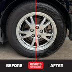 Black Magic 800002220 Tire Wet Foam, 18 oz. - Specially Formulated Thick Tire Spray Foam Clings to Tires to Dissolve and Clean Dirt While Shining and Protecting All In One Step