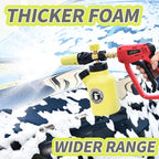 REALYOU Foam Cannon up to 4500 PSI, Foam Cannon for Pressure Washer with 1/4'' Quick Connector, Snow Foam Cannon with Adjustable Nozzle and 1L Foam Cannon Bottle, Fits Most Car Washing Accessories