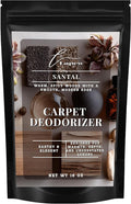 Lapew Santal Carpet Deodorizer Powder - Pet Safe Freshener for Vacuuming | Scented Odor Eliminator for Home | 16 oz
