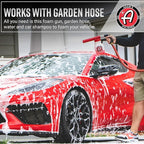 Adam's Polishes Foam Gun Car Wash Sprayer - Connects to Garden Hose for Car Washing, No Pressure Washer Required, Use Snow Foam Blaster with Car Soap, Shampoo or Detergent