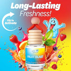 Hanging Air Freshener Car Diffusers - Long Lasting Scent, Odor Eliminator, Home Essentials, Fresh car fragrance diffuser - 3 Pack- Fruit Blast