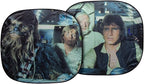 Plasticolor 003747R01 Star Wars Millennium Falcon 2-Piece Magic Car Truck SUV Spring Side Window Sunshade (Pack of 1)