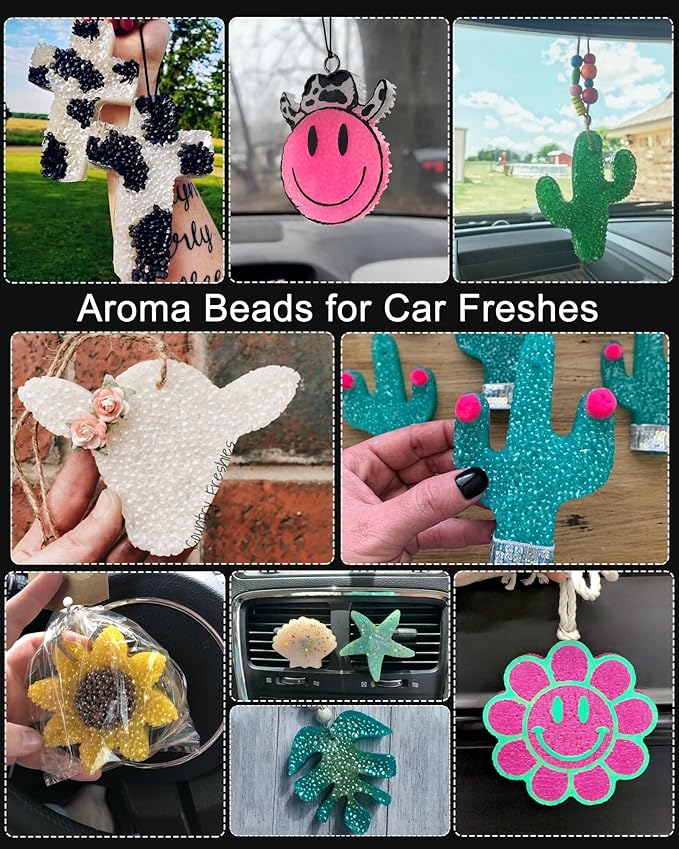 3LB Unscented Aroma Beads for Car Freshies freshie beads freshie supplies DIY Homemade Natural Eva Beads Bulk