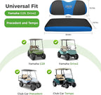 10L0L Golf Cart Seat Covers Universal for Yamaha G29 Drive2 Club Car Precedent Tempo Standard Front Seats, Breathable Mesh Bench Seat Cover, No Drilling Seat Cushion - All-Season Comfort