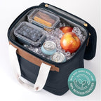 CleverMade Collapsible Insulated Cooler Bag – Leakproof Soft Cooler for Beach, Travel, Car – Bottle Opener