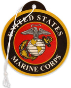 Elektroplate Officially Licensed United States Marine Corps Automotive Air Fresheners for Vehicles | New Car Scent (12-Pack) | Made in the USA