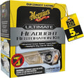 Meguiar's Ultimate Headlight Restoration Kit - The Perfect Headlight Repair Kit to Remove Yellowing and Cloudiness from Headlights - Easy to Use and Seals Headlights with 18 Plus Months of Protection
