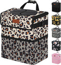 3 Gallons Cute Car Trash Can, Car Accessories for Interior Leak Proof Can Trash Bag Hanging Waterproof Automotive Vehicle Garbage Cans Leopard Print Pattern
