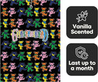 Rocksax Hanging Air Freshener – Long-Lasting Vanilla Car Air Freshener for Home & Office – Double-Sided Print Rock Band Memorabilia Car Fresheners - Grateful Dead Bears
