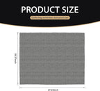 1 PCS Car Roof Non-Slip Rug Pad, 47" x 39" Roof Cargo Bag Protective Mat, PVC Car Roof Storage Bag Protective Mat, Roof Rack Accessory, for Most Vehicles (Black)
