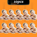Custom Car Air Freshener with Picture Logo Personalized Bulk Air Fresheners for Car Wardrobe Bathroom Hanging Decoration (10PCS)