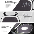 Cute Car Seat Covers for Women and Girl, Front Car Seat Cover, Machine Washable, Airbag Compatible, Driver Seat Cover, Fit (Sedan/SUV/Pickup/Van), Fit for Tesla (Front seat Cover-Flower)