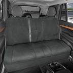 Motor Trend SpillGuard Waterproof Rear Bench Car Seat Cover, Black Stitching – Split Bench Rear Seat Protector with Neoprene Padding, Back Seat Cover for Kids & Dogs, Car Interior Covers
