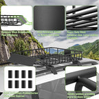 Roof Rack Carrier Basket 51" X 36" X 5" Universal Rooftop Cargo Basket - 200LB Capacity with 15 Cu.Ft Waterproof Bag, Heavy Duty Roof Rack for SUV/Truck/Van Cargo Carrier, Corrosion-Resistant Steel