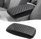 KBH Center Console Armrest Cover for Toyota Camry 2007 2008 2009 2010 2011, Middle Console Lid Protector, Arm Rest Pad Accessories, Anti-Scratch, Vinyl Leather, Black