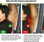 Car Neck Pillow, Premium Suede Car Neck Pillow with Adjustable Strap, Ergonomic Car Neck Support Pillow for Relieve Driving Fatigue (Palomino Brown)