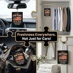 9Pcs USA 250th Anniversary Car Air Freshener, 1776-2026 Semiquincentennial Commemorative Hanging Ornament, Patriotic Double-Sided Scented Tablet, 2026 Independence Day Souvenir Gifts (Style 1)