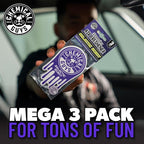 Chemical Guys Galactic Scent Air Freshener and Odor Eliminator, 16 fl oz with 3 Pack of Hanging Air Fresheners (Great for Cars, Trucks, SUVs, RVs, Home, Office, Dorm Room & More) - HOL460