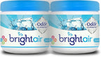 Bright Air Solid Air Freshener and Odor Eliminator, Cool and Clean Scent, 14 Ounces, 2 Pack