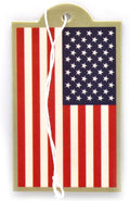 Elektroplate Red White and Blue American Flag Automotive Air Fresheners for Vehicles | New Car Scent (6-Pack) | Made in the USA