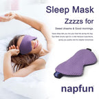 napfun Neck Pillow for Traveling, Upgraded Travel Neck Pillow for Airplane 100% Pure Memory Foam Travel Pillow for Flight Headrest Sleep, Portable Plane Accessories, Light Purple Striped Kit