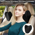 Car Neck Pillow for Driving, car headrest Pillow Head and Neck Rest Pillow for car headrest, Neck Support for car Driving or Traveling or Sleeping of Accessories with Memory Foam
