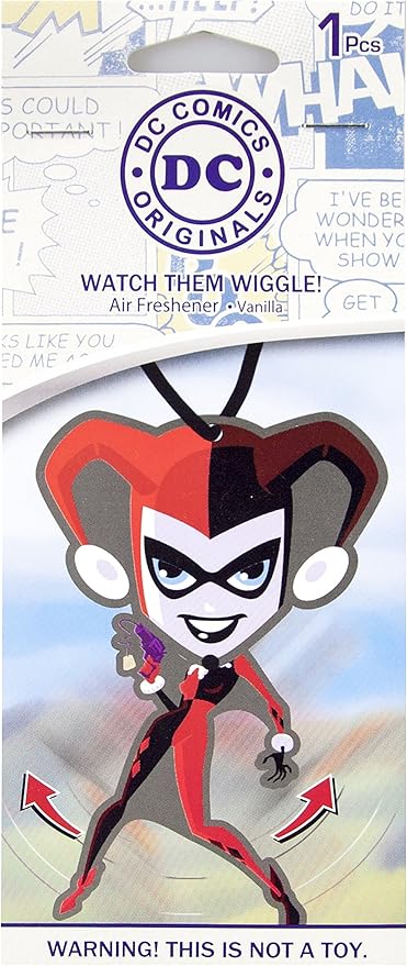 Plasticolor 005410R01 Wiggler DC Comics Harley Quinn Air Freshener