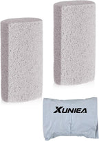 Xuniea 2 Pieces Pet Hair Remover for Cat Hair Removal Pumice Stone Tool Carpet Dog Fur Removal Tool for Car Couch Furniture Bedding Easy to Clean (4 Inches)