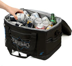 ZEEMO Large Collapsible Insulated Cooler Bag, 48 Cans Leakproof Soft-Sided Portable Cooler for Camping, Travel, Picnic, Beach, Backyard, Parties, Black