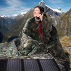 Poncho Liner Military Insulation Outdoor Camping Blanket for Travel, Beach, Grass, Picnic, Car Emergency, Outdoor, Survival