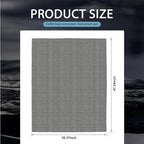 Car Roof Anti-Slip Mat, 47" x 39" PVC Roof Cargo Protective Rug Pad, Strong-adsorption Multi-Purpose Auto Top Storage Bag Protective Mat, Fit for Most Vehicles (Black)