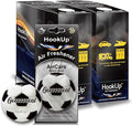 Soccer Car Air Freshener by HookUp - 50 Pack - Black Gold Scent (Extra Strong) | Unique Soccer Gift for Players, Coach, Fans | Hanging Car Accessory with Long Lasting Fresheners Smell