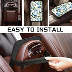 Car Armrest Cover Pad - Car Center Console Cushion Protector Against Pet Claws, Dirt and Sticky Fingers, Comfortable Auto Decor Accessory Fit for Sedan, Van, SUV