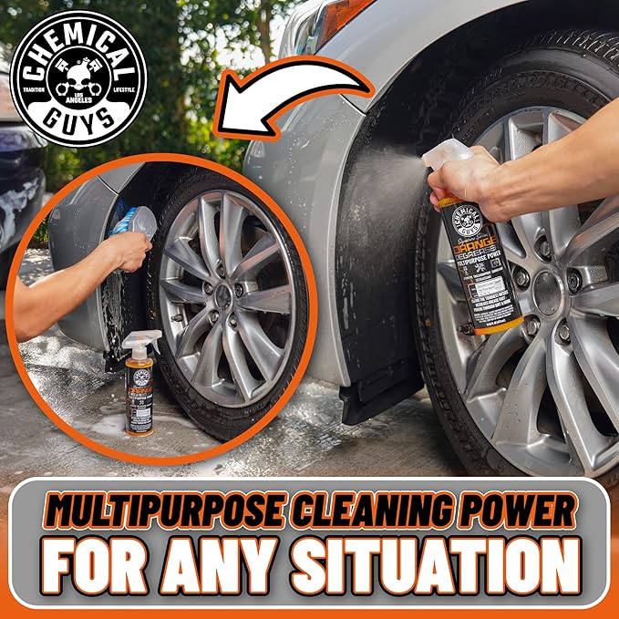 Chemical Guys Signature Series Orange Degreaser, Multipurpose Power, Safe for Cars, Trucks, SUVs, Motorcycles, RVs & More, Extra Large 32 fl oz