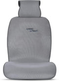 Sojoy IsoTowel Car Seat Cover,Microfiber Seat Towel,with Quick-Dry Material and Non-Slip Back,Car Seat Protection for All Workouts,All-Weather(Gray)