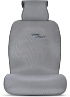 Sojoy IsoTowel Car Seat Cover,Microfiber Seat Towel,with Quick-Dry Material and Non-Slip Back,Car Seat Protection for All Workouts,All-Weather(Gray)