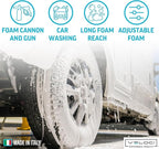 MTM Hydro Wide Mouth PF22 Foam Cannon and SG28 Trigger Gun Kit for Pressure Washer Commercial Grade Made in Italy